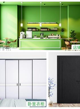 10pvc墙米纸壁贴纸自粘彩纯色不干胶贴纸即时色幼儿园tb-53933墙