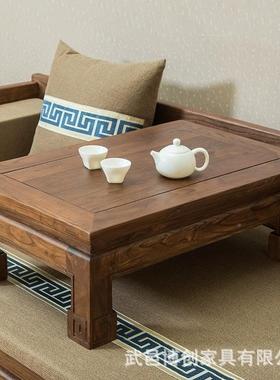 老榆木罗WVH汉床罗汉榻双沙发人美人三人位新中实木式家塌具