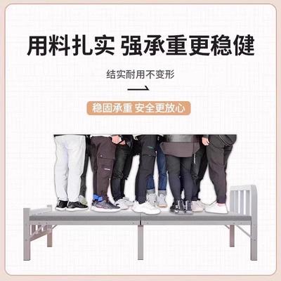 ?单折人1床家用叠床出租房小床卧室MDL加床一米简易二床成人米5双