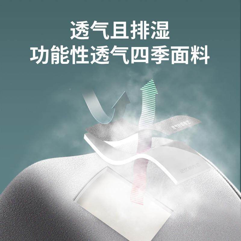 大众专ACT忆记棉头枕枕车载靠颈枕车载腰靠套装大众汽车头枕用迈