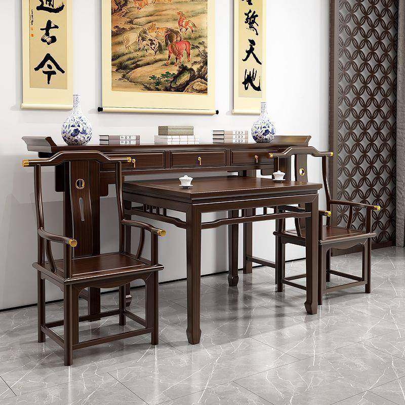 农村中奉堂件套实新中式八仙桌木简FGP六约条案供桌佛