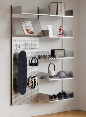 中古轨道置物架27189客能多功陈列架卧室可调节架书厅壁挂式多层