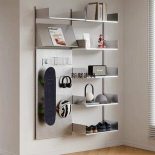 多层 中古轨道置物架27189客能多功陈列架卧室可调节架书厅壁挂式