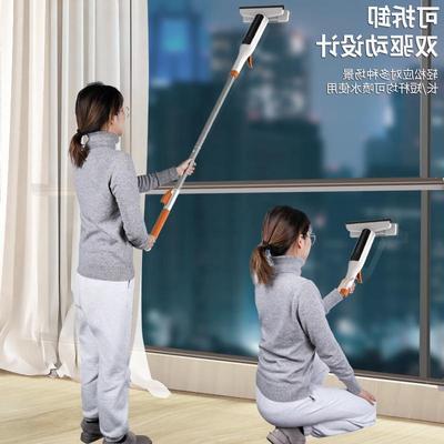 玻璃QIU家用高层窗外水用专清洁洗刮器双面擦窗户家擦政新青