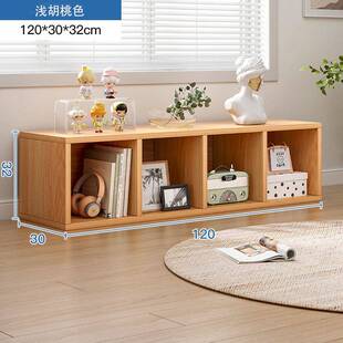 书架BLT置窗物架地单层格子柜飘下简窗台柜子矮书柜储物落家用易