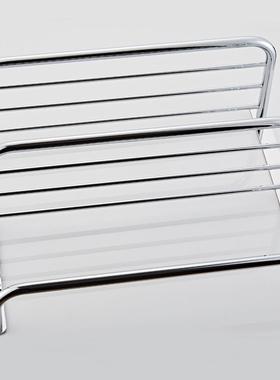 不锈钢三5113C-3-浴巾厨房浴锈室简约壁挂置架物架不钢三层层浴巾