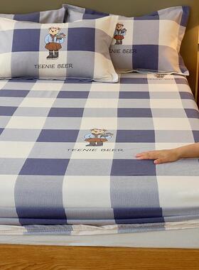 2025KL-CL202新加0厚卡通磨护毛床单件笠床罩否10全棉床垫保套保