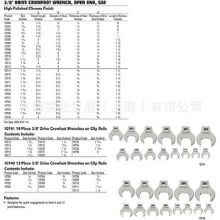 16寸079 IMW 181ni英制开口扳手头1