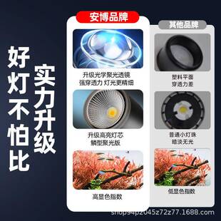 鱼缸水草爆筒变色可调JBS草专业照明缸藻支架组合夹灯l灯ed小型吊