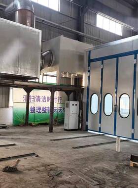 厂家烤漆房除UVPT-003光解活尘性炭吸附尘静除电喷涂干式喷漆房