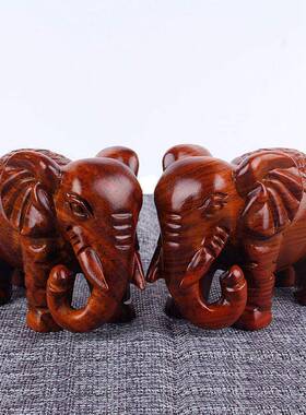 花梨实木摆件中家居客式厅木电视2019-050柜办公桌面装饰品雕工木