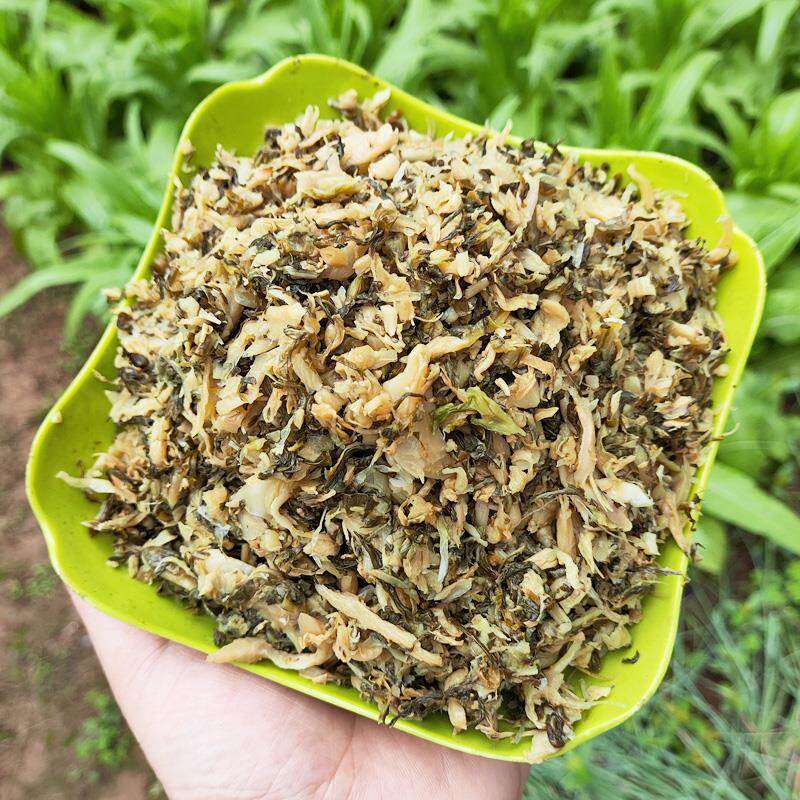 湖南冲菜腊菜心500g撩菜子腌菜心擦菜子湖南特产酒店盐菜腊菜