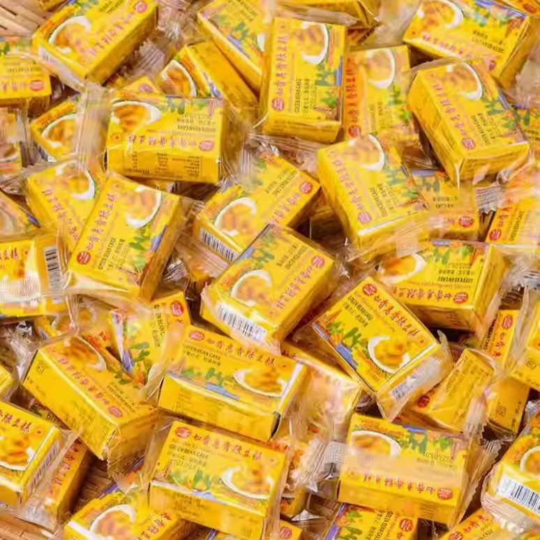 美味老式传统手工网红零食越南如香惠香绿豆糕糕散装点心下午茶