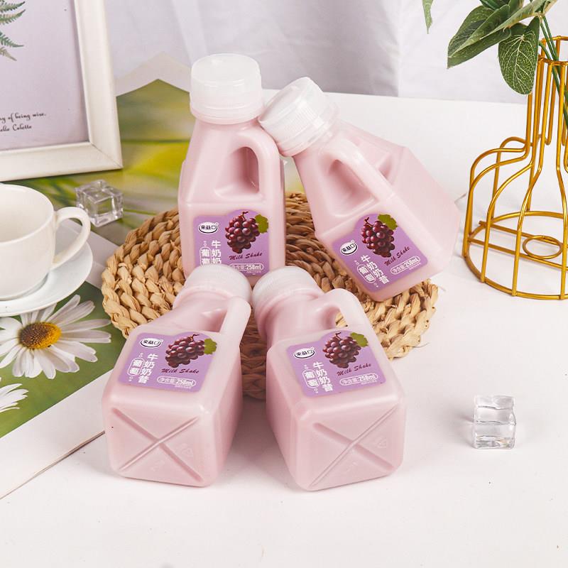 小方桶酸奶整箱葡萄味六组258ml*24瓶国标乳酸菌手拎网红儿童奶昔