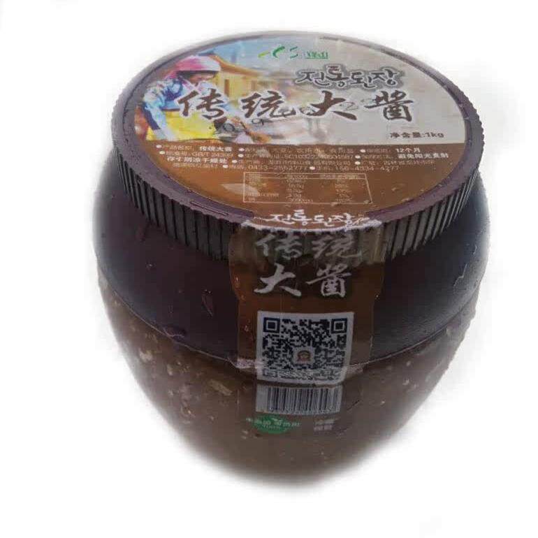 东北特色料理大酱汤石锅用酱延边朝鲜族黄豆酱臭酱1KG