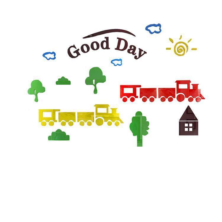 快乐火3D贴画卡2225通儿童房墙卧室车壁小图火车案装饰,家居饰品,软装墙贴,淘宝优惠券,粉丝福利购,淘宝优惠卷