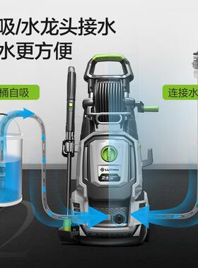 绿田车机2500W感应大洗D功率卫家用洗车机器67234高压清洗机士-7I