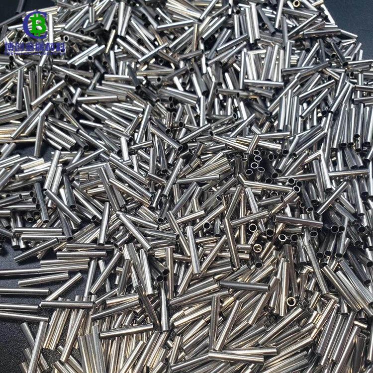 304不锈钢毛细管精密切割清洗无毛刺 卡套管磨尖激光开孔 细钢管