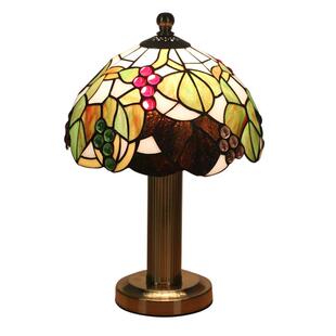 客酒吧酒店馆民宾宿客栈房欧式复古10英寸葡田园装饰台灯床卧室头