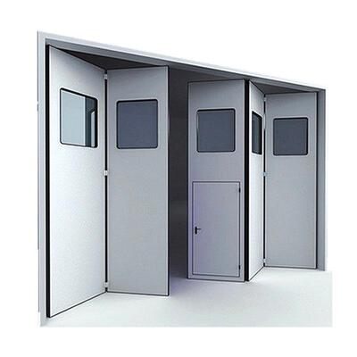 飞大机动库门叠工业厂房仓库电工XIC业折叠门自动折式商场大型平