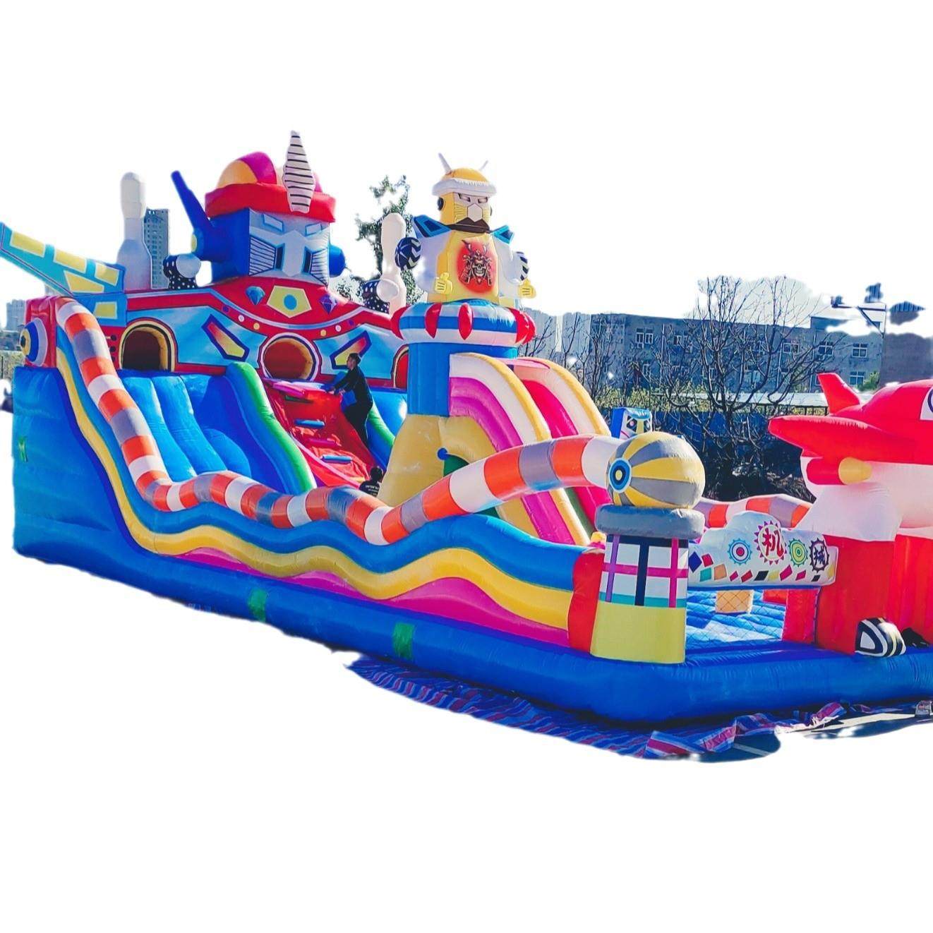 儿充气城童堡室外跳大型蹦蹦床滑梯户多人外广场跳床城堡游大乐园,玩具/童车/益智/积木/模型,大型组合式游乐设备,淘宝优惠券,粉丝福利购,淘宝优惠卷