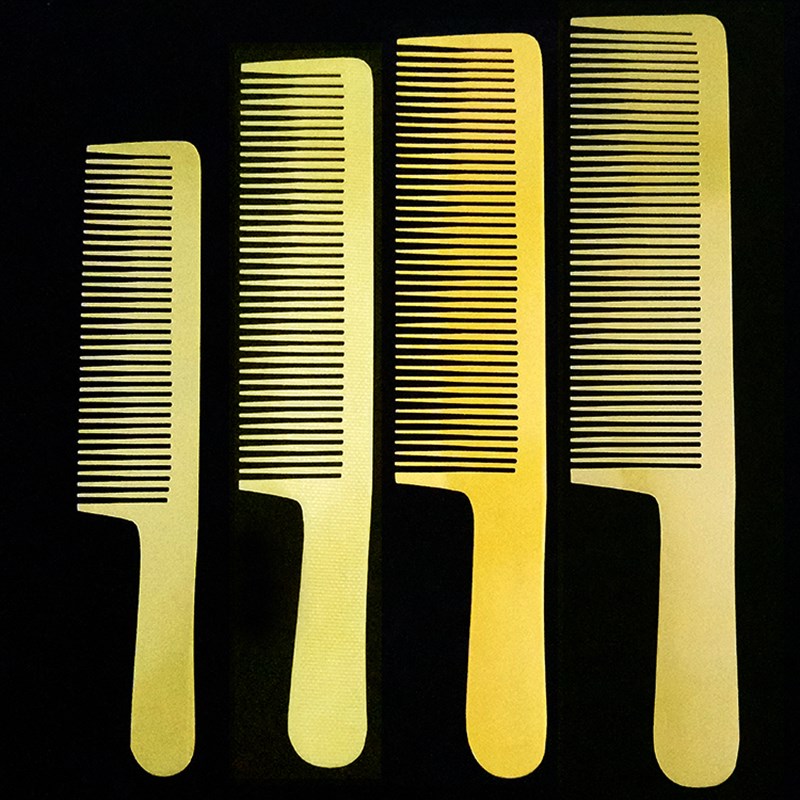 速发老式线梳板梳子静电理发大男发薄推平头宽路美发剪发梳梳宽齿