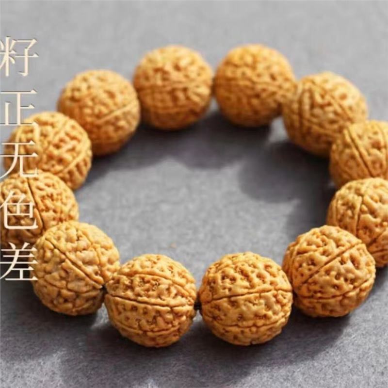 现货速发精品原籽金刚菩提手串男士刚菩提子佛珠手链念珠七八九瓣