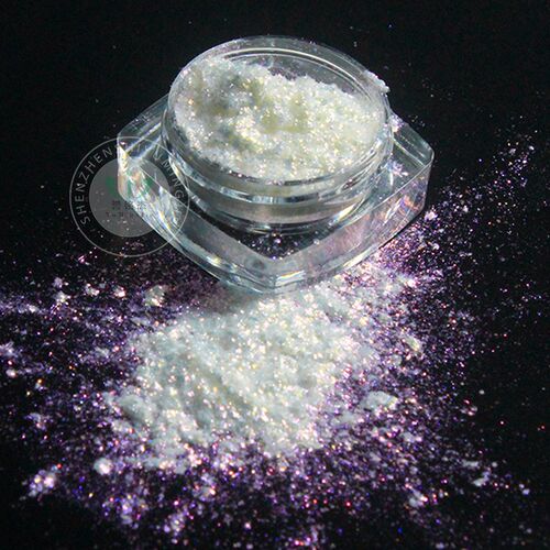 速发特闪珠光粉 水墨闪粉 包装皮革涂层印刷油晶用钻白珠光粉