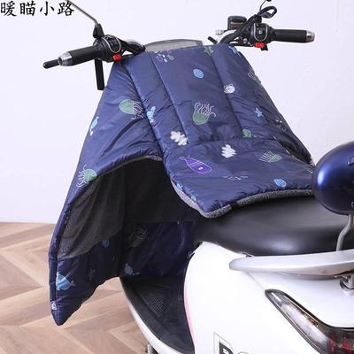 挡风被电动车无把套秋冬季不带手套电瓶车加绒加厚加宽加大分体式