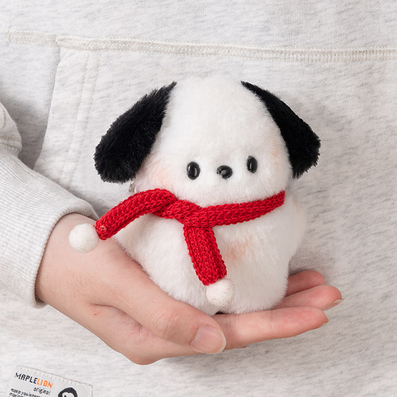 速发玩日娃娃生爱小狗书包挂件饰品毛绒玩具可偶礼物