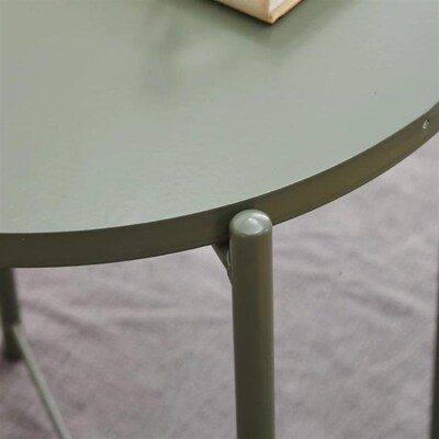 速发小艺铁圆桌床头小桌m几客厅沙发小茶几简约版边几格登拉小角