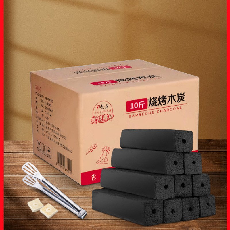 速发烧竹碳木果烧烤专用碳无烟家用取暖室内烤炭耐烧碳炭木环保机