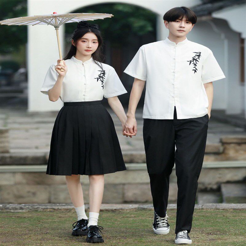 速发古风中式诵高中生班服汉朗服初学院运动会演出服毕业合唱套装