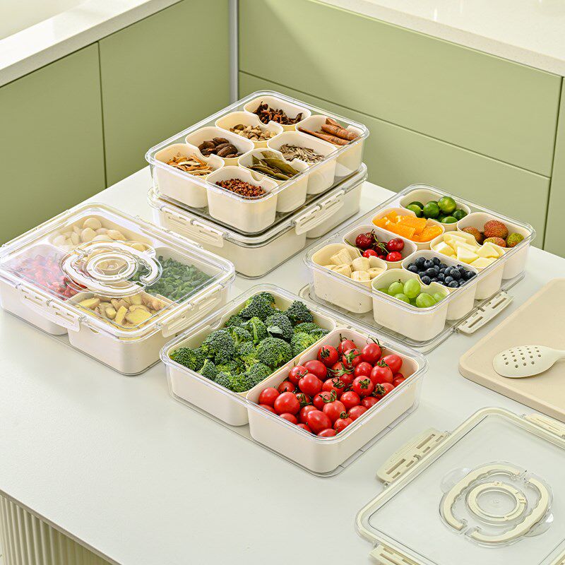 速发手提保鲜盒便携外户出外子游级收纳带冰盒野餐盒春水果便当盒