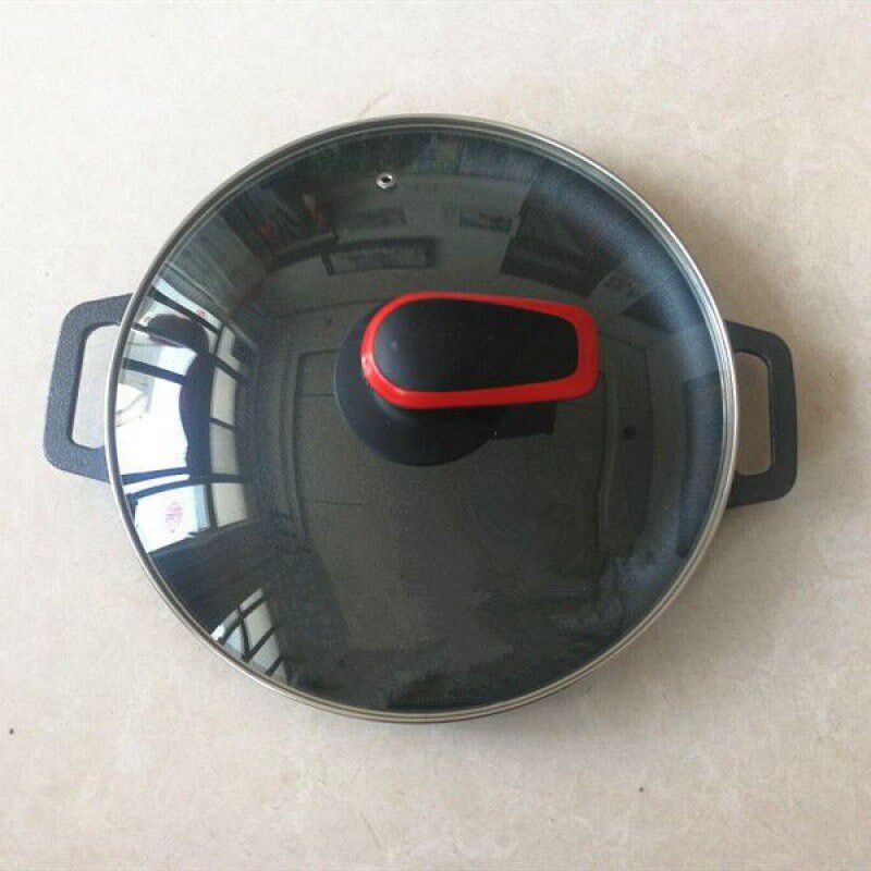 速发铸铁煎饼锅双耳工底具烙饼锅鏊子不粘锅家用摊煎饼果子平锅厂