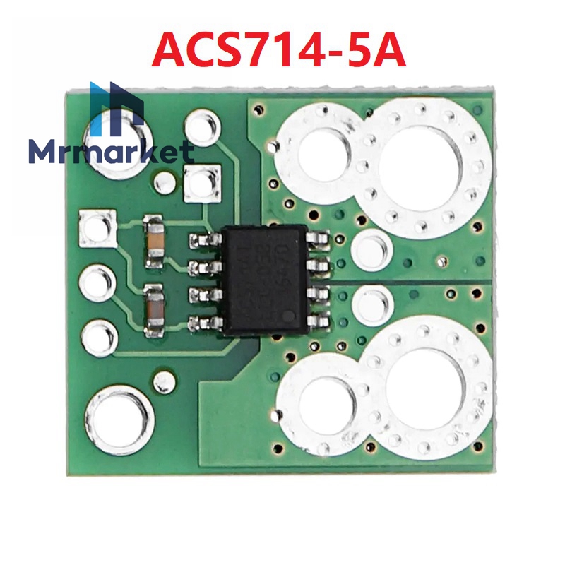 速发A4S71C传块5A 20A 0A量程电流检测板 ACS714霍尔电流模感器