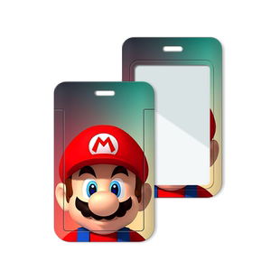 马里奥银行卡套身份卡保护套会员卡社保卡卡通公交卡学生校园饭卡门禁证件套卡包幼儿园门卡套钥匙扣定制定做