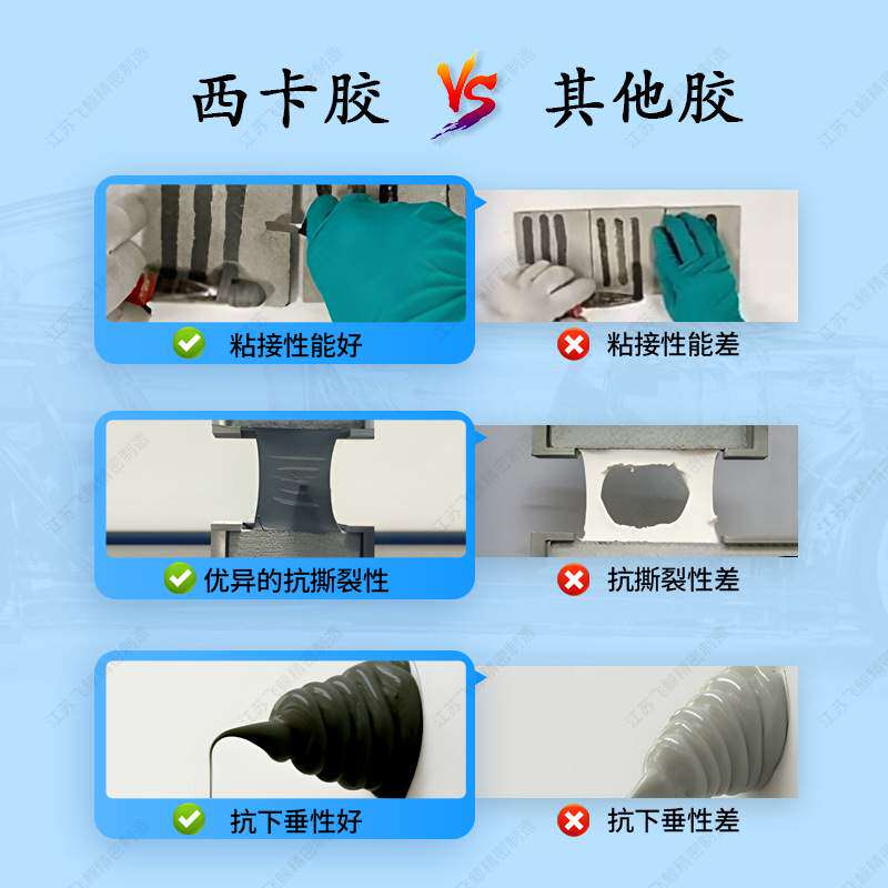 西卡256AP汽车玻璃胶减震降噪耐候密封胶免底涂挡风玻璃结构粘接