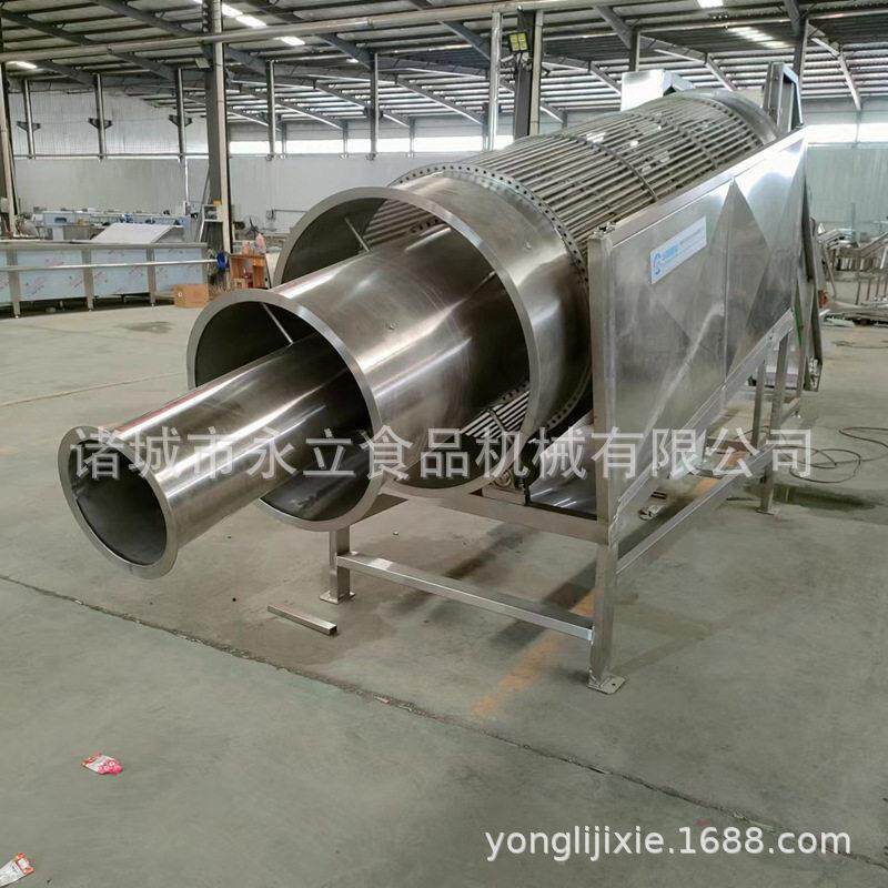 龙虾尾全自动生产线大型鲜活龙虾筛选设备滚筒分级机器永立机械