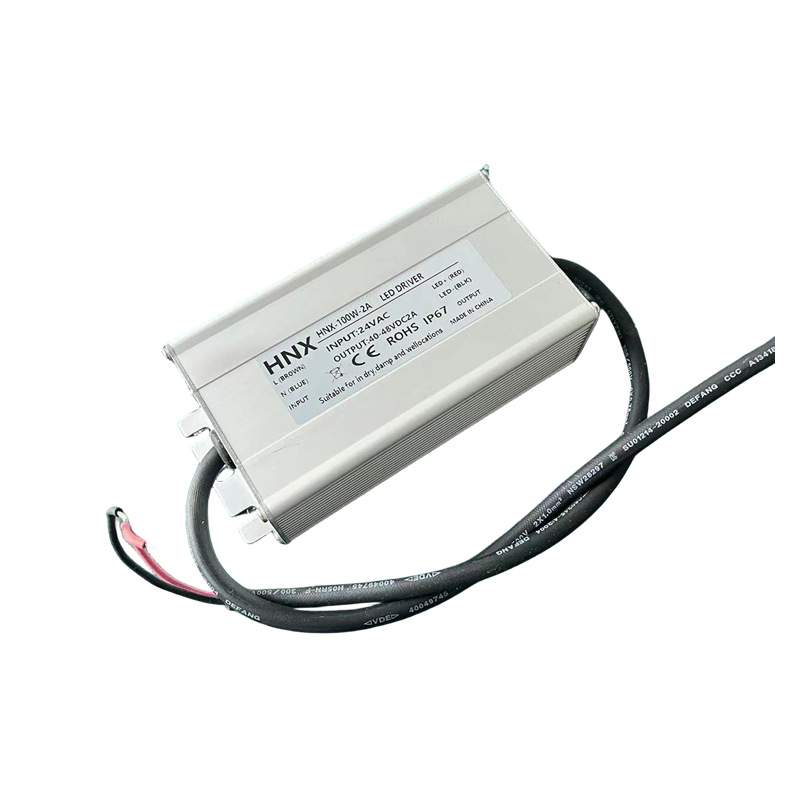 交流AC24V36V输入低压防水电源80W100W恒流太阳能路灯驱动电源
