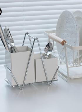 筷子筒餐用筷笼JMH97366厨房面筷子勺子具收纳家台盒筷子沥水架子