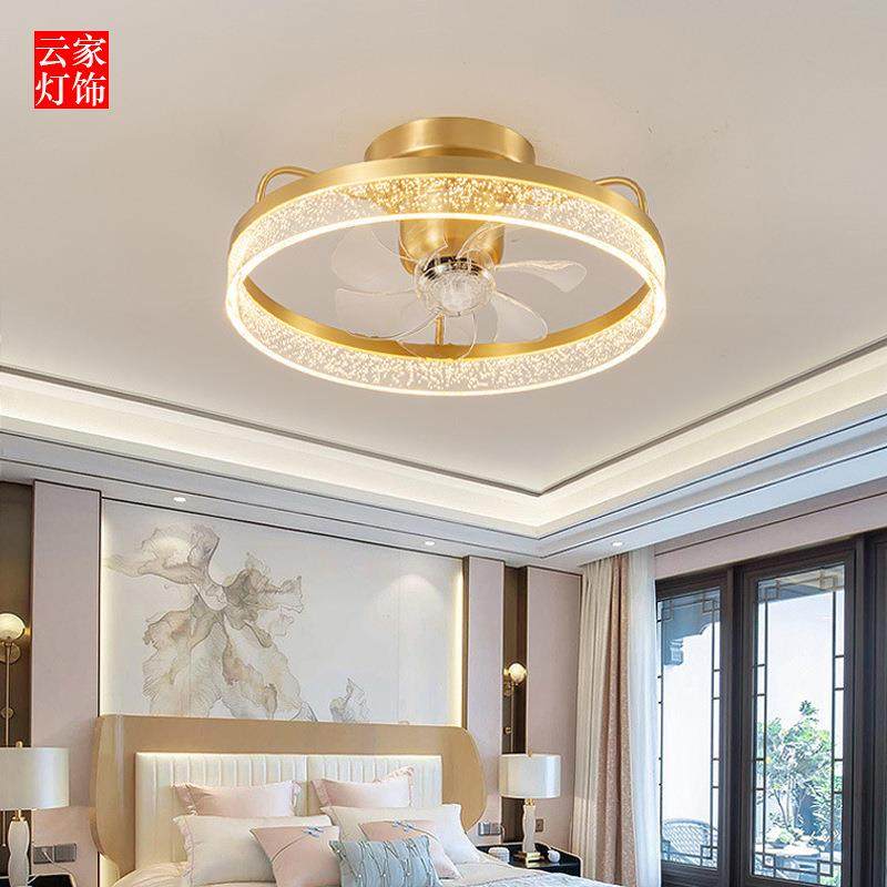 中式全大铜吸顶客厅餐卧室风35扇灯厅现代厅智能遥控新中山灯具,家装灯饰光源,风扇灯,淘宝优惠券,粉丝福利购,淘宝优惠卷