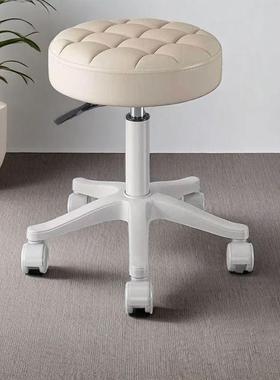 矮凳轮滑升降矮凳万店向轮圆凳用理发家发廊美甲旋转矮凳GOH其他
