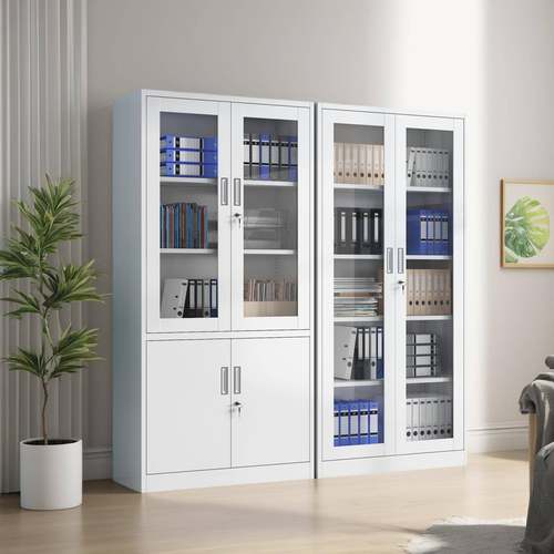 钢制168锁办室铁皮文件柜财务资料档案柜带凭证柜屉矮柜抽储物公