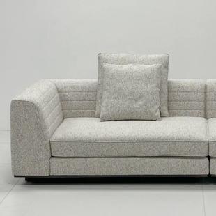 式 小简高端棉麻布艺沙发户小型直排厅别墅大平层罗杰 极意客341