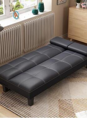 PU皮舍沙发约简宿公寓酒吧网吧小出租屋家庭户型多功EOH能一体沙