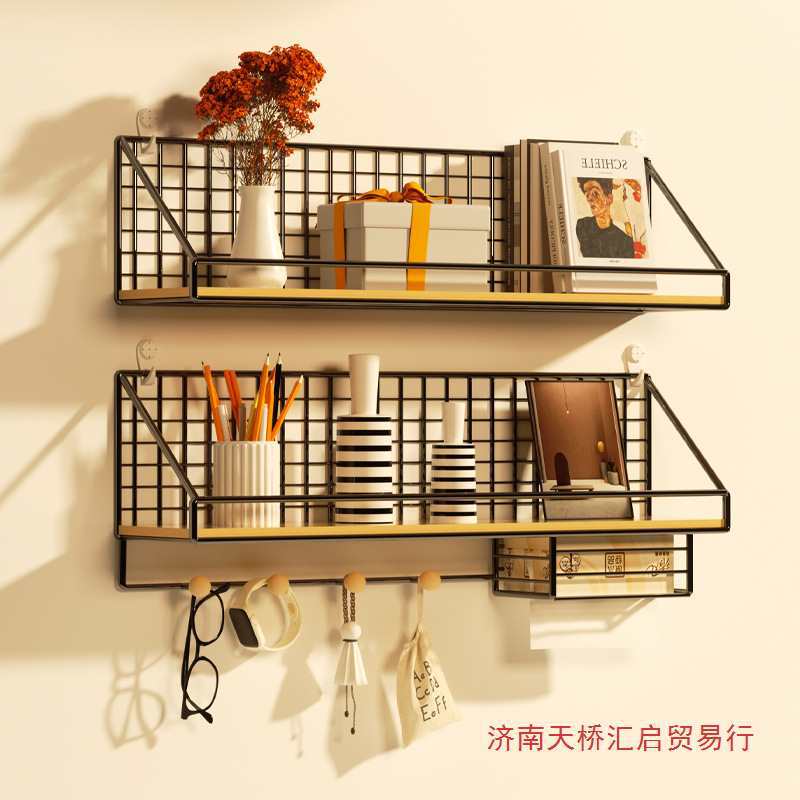 陶琪挂墙收纳置物架宿舍床头
