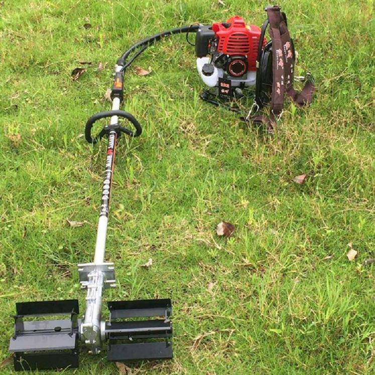 新现货汽机割草四机冲程负式BTS打背草机农油用工具侧挂除草机