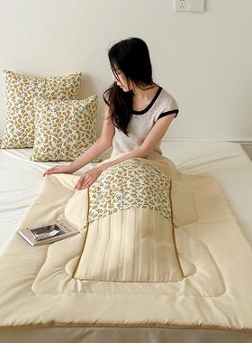 韩系小清新抱被子两用RBP载靠垫公午休被沙发靠车枕午睡枕枕头办