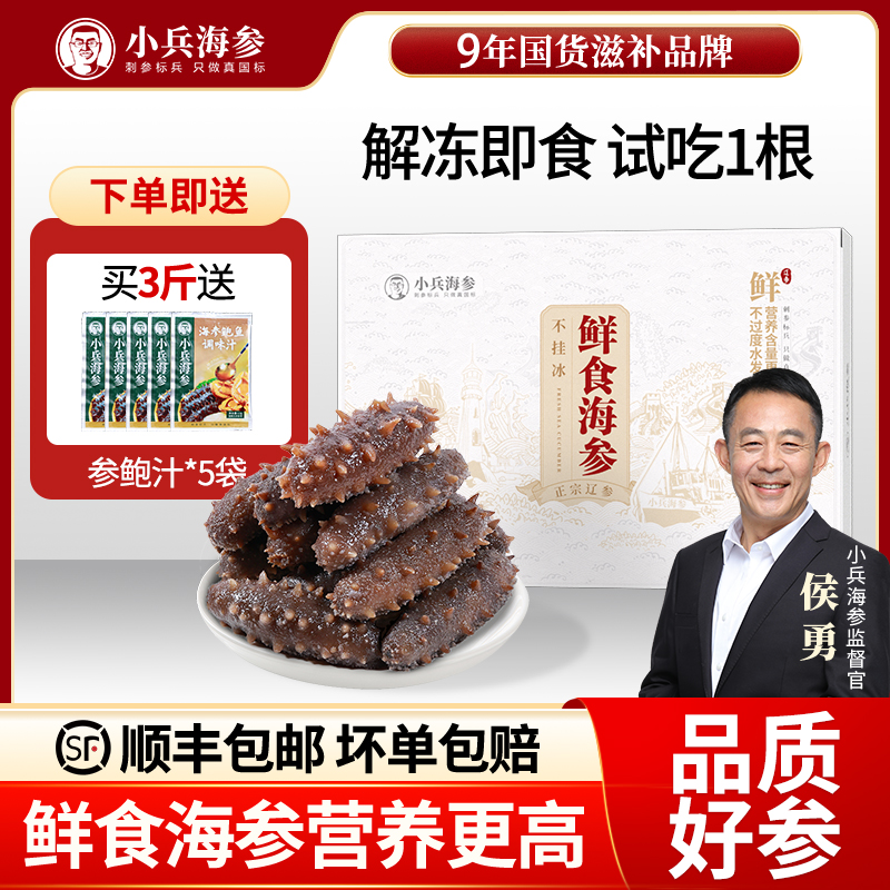 即食冷冻大连辽参 500g 独立包装海参